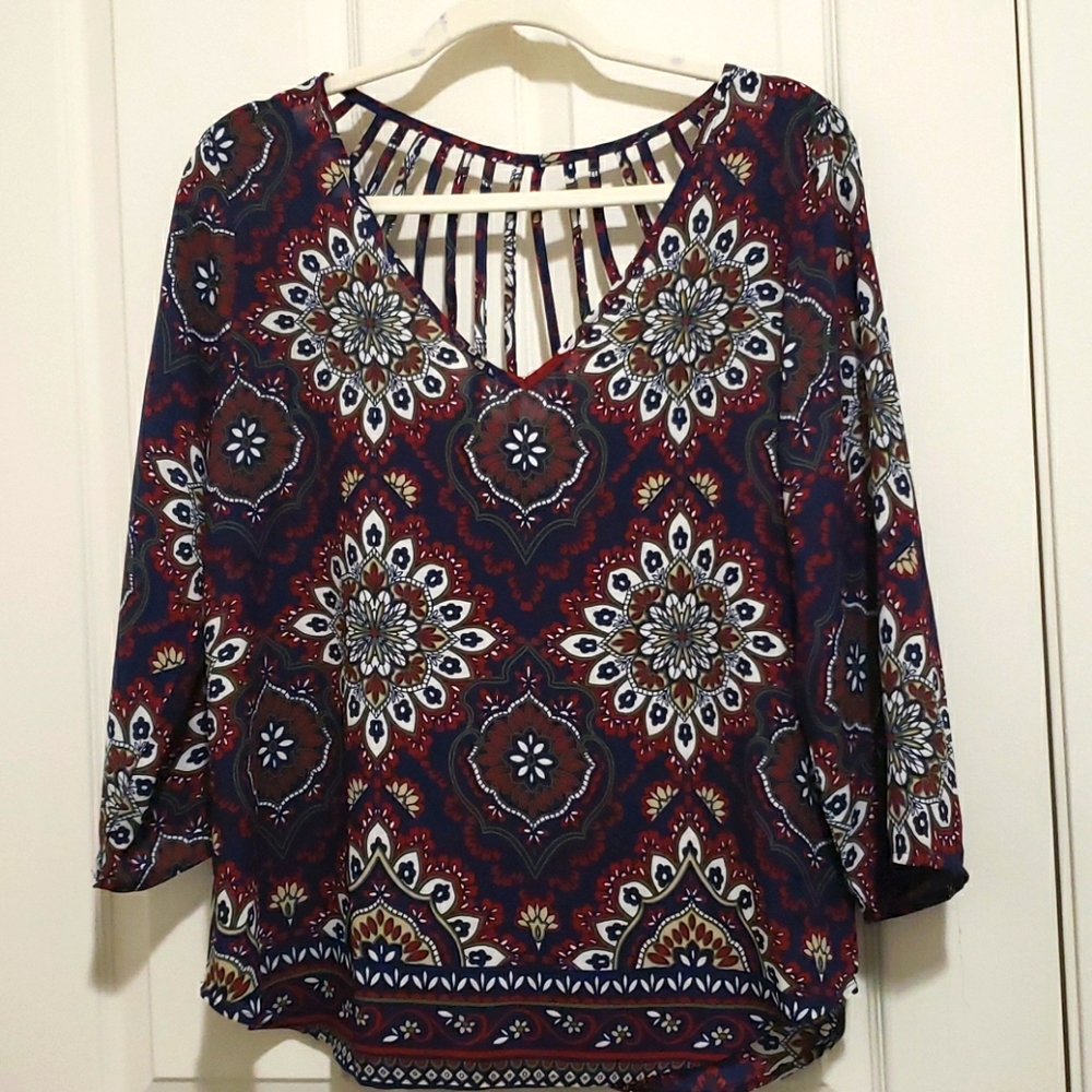 Print blouse